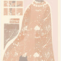A Faceless Figure Draped and a Silhouetted Cat