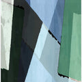 Abstract Blocks in Blue, Green and Black