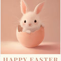 Bunny in Eggshell