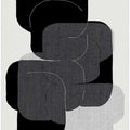 Abstract Forms in Black, Grey and White