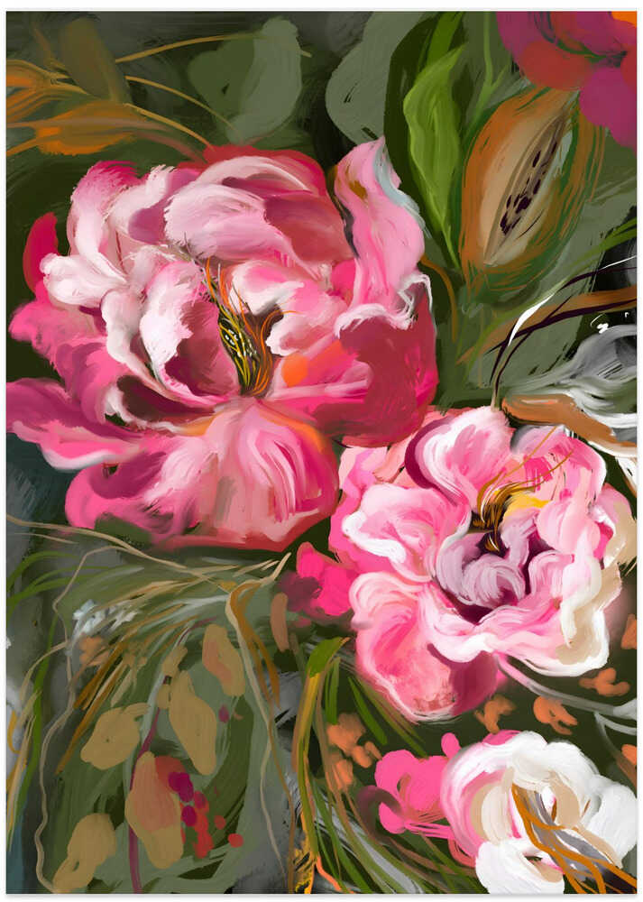 Expressive Pink Peonies