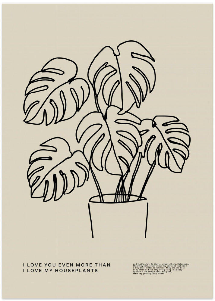 Monstera Love Line