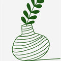 Verdant Vase Lines