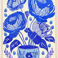 Blue Blossom Vase