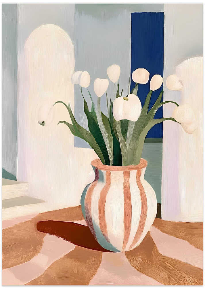 Tulips In a Vase