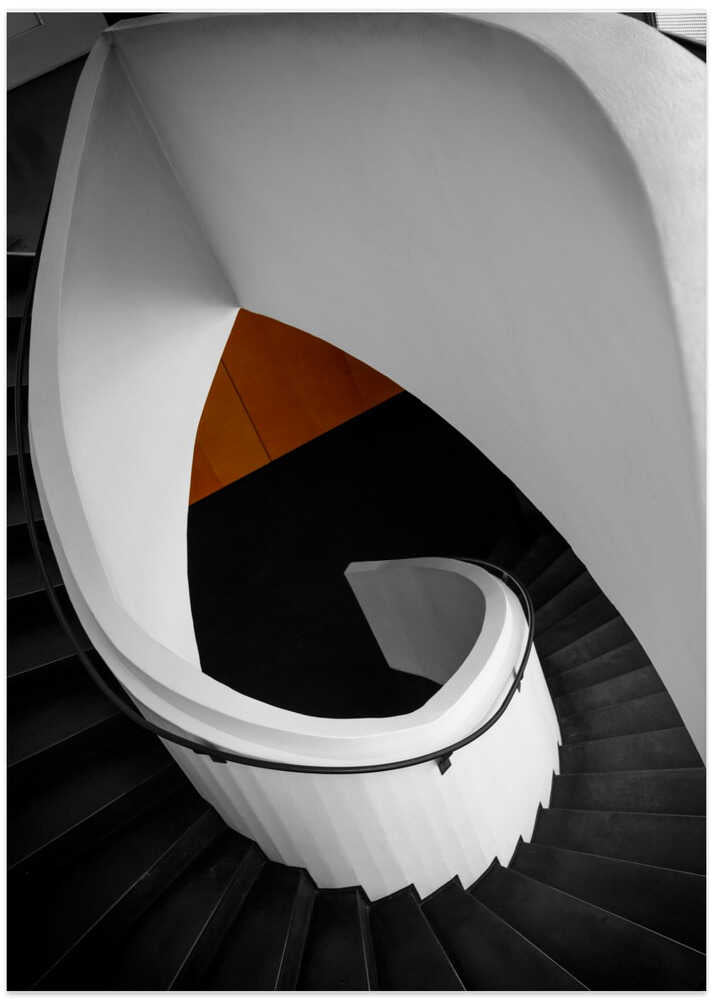Stairs in the Kiasma Museum in Helsinki VIII