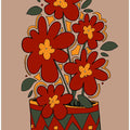 Red Pot Flowers