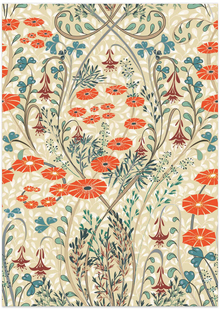 Meadow Scent Vintage Pattern