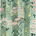Meadow Scent Sage Green Pattern