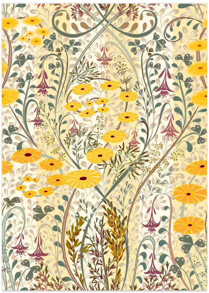 Vibrant Botanical Pattern