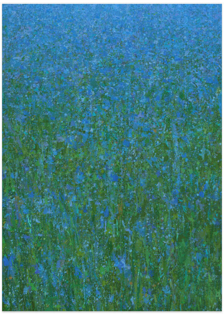 Serene Blue And Green Landscape