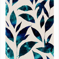 Leaves In Shades Of Blue And Green