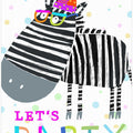 Cute Zebra With Party Hat