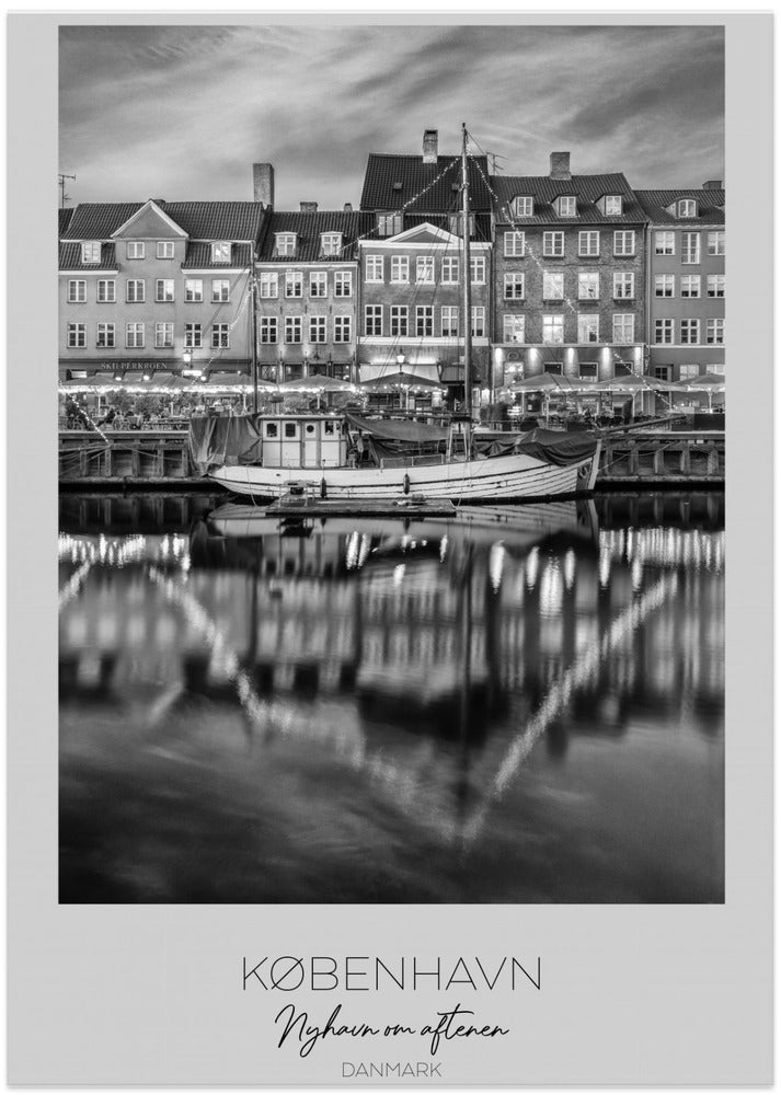Copenhagen With Reflections In The Water