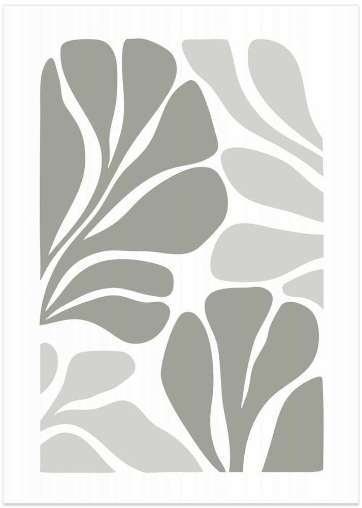 Flowing Leaves in Earthy Tones