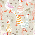 Geese Cute Patterned Farm Animals Pattern