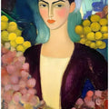 Woman With Grapes