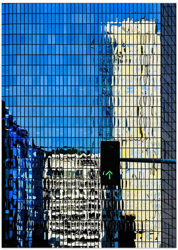 Reflections in glass - Los Angeles, California