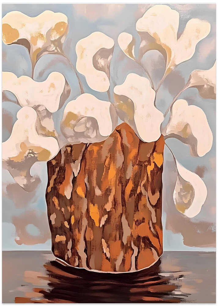 White Flowers In A Vase