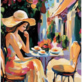 Girl At the Cafe