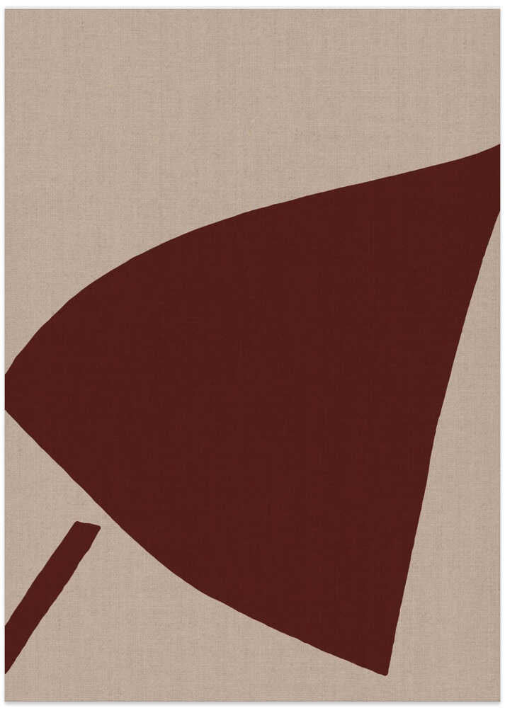 Red Geometric Composition