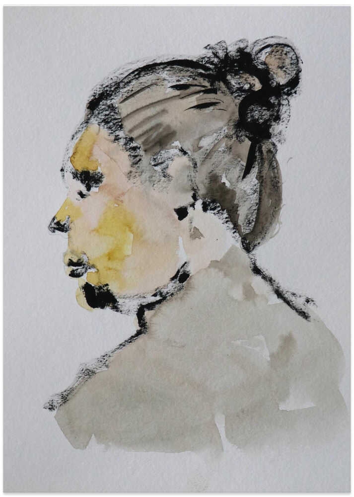 Profile in Watercolor