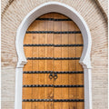 Brown Wooden Door In Marrakesh