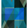 Overlapping Blue And Green Translucent Shapes