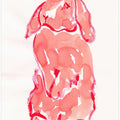 Scarlet Bunny Brushstroke
