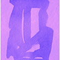 Bold Lavender Brushstrokes