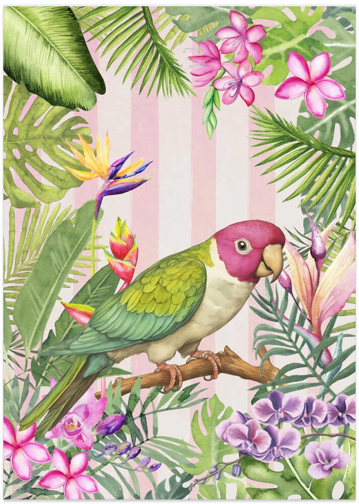 Parakeet Flower Garden