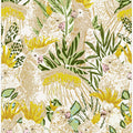 Tropical lounge Cockatoos pattern