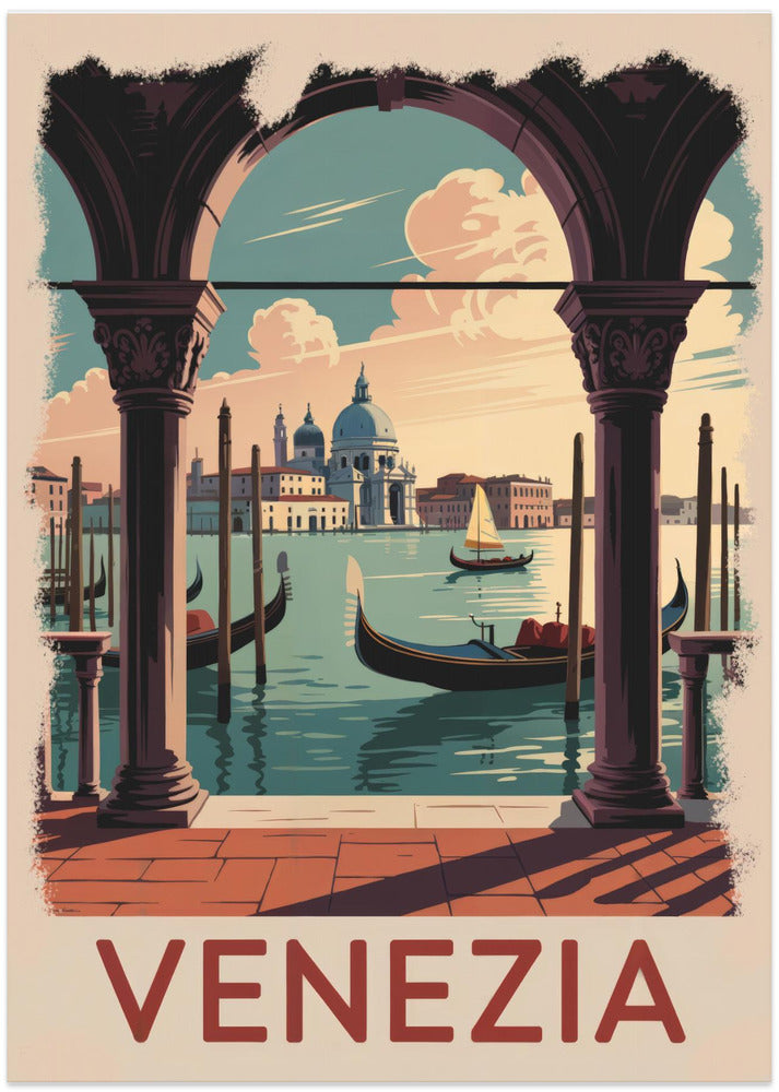 Venezia Vintage Travel Poster