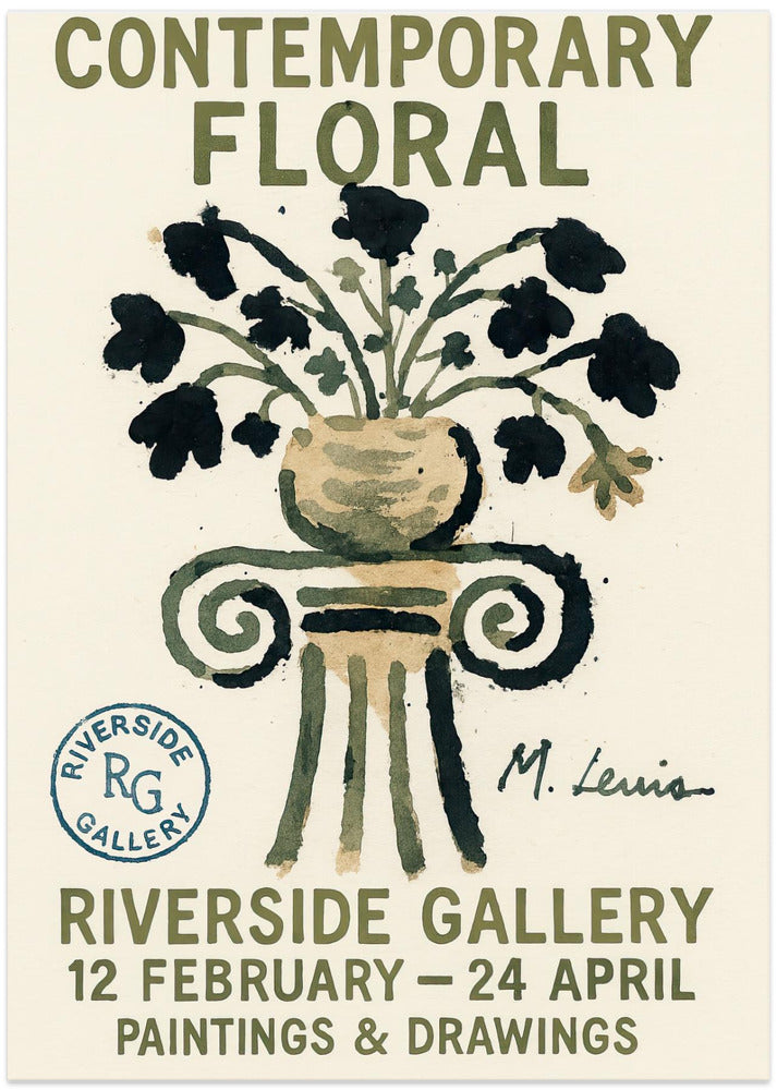 Riversideg allery poster