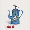 Blue Kettle With Birds