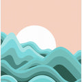 Minimalist Ocean Waves