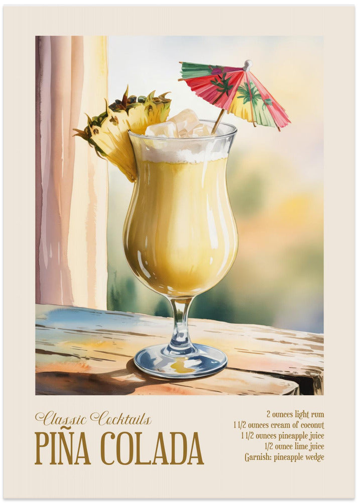 Classic Cocktails - Pina Colada