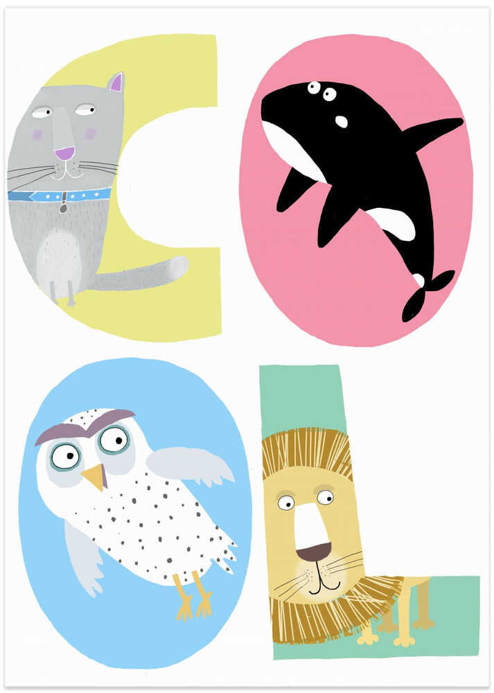 Cool! Illustrated Cool Animal Letters by Carla Daly