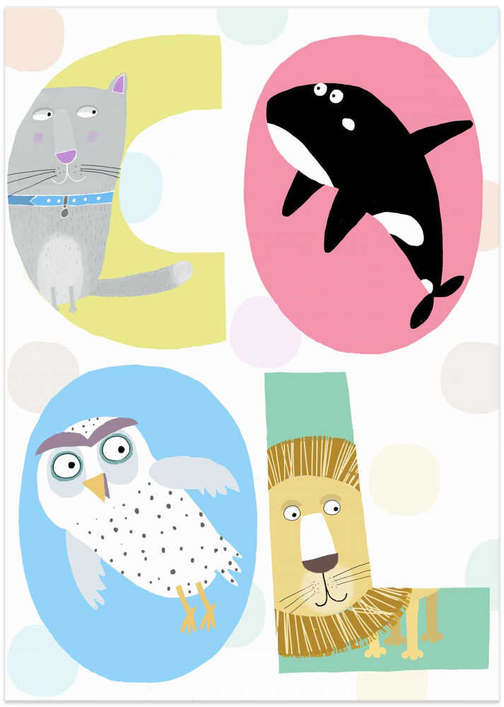 Cool! Illustrated Cool Animal Letters by Carla Daly