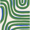 Green Abstract Lines
