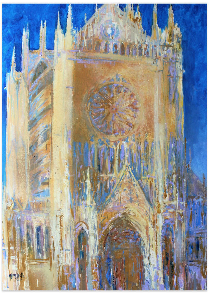 Cathedral, Harmony in Blue and Ochre