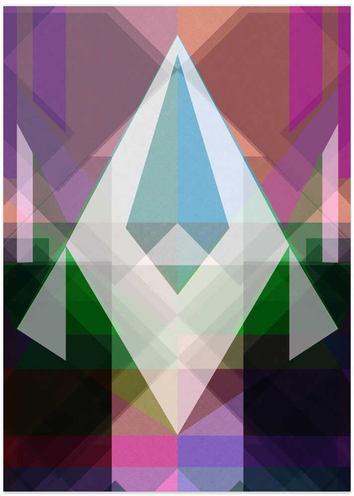 Crystal Abstraction: Prismatic Geometry No.1