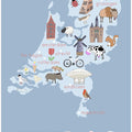 The Netherlands Illustration by Artist Carla Daly