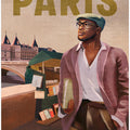 Paris France Vintage Travel Poster