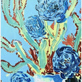 Blue Flowers In a Vase