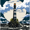 Lighthouse Under The Moon