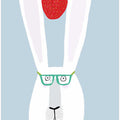 Funny Rabbit with Strawberry