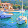 Sailboats In the Harbor
