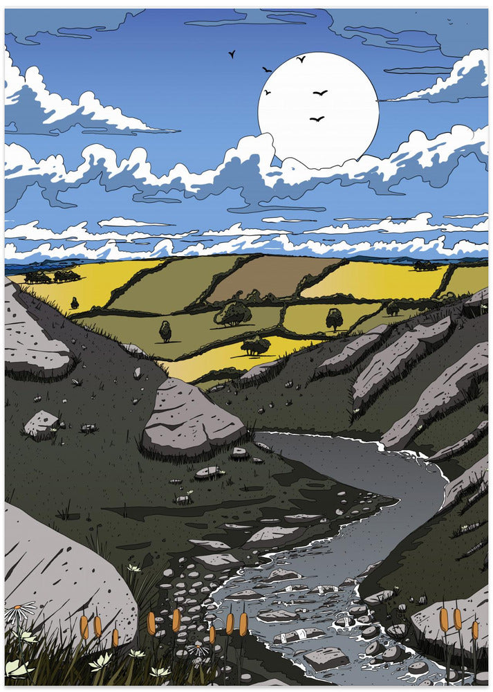 Moon Over The Valley