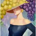 Woman With Grapes